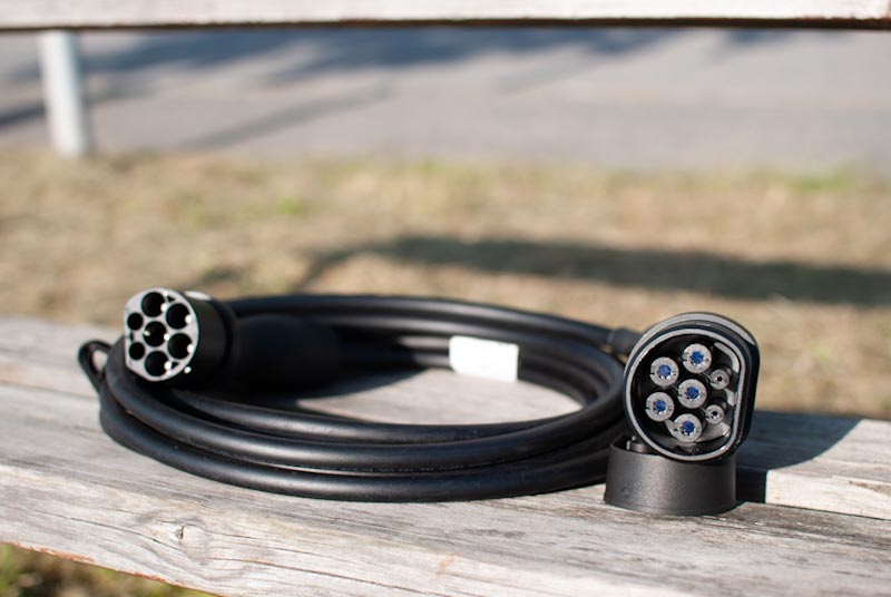 Type 2 - Kabel för normalladdning (max 22kW)